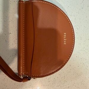 Polene Brown Leather Women's Bag